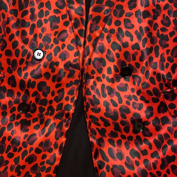 Animal print blazer suit jacket - Picture 2 of 3
